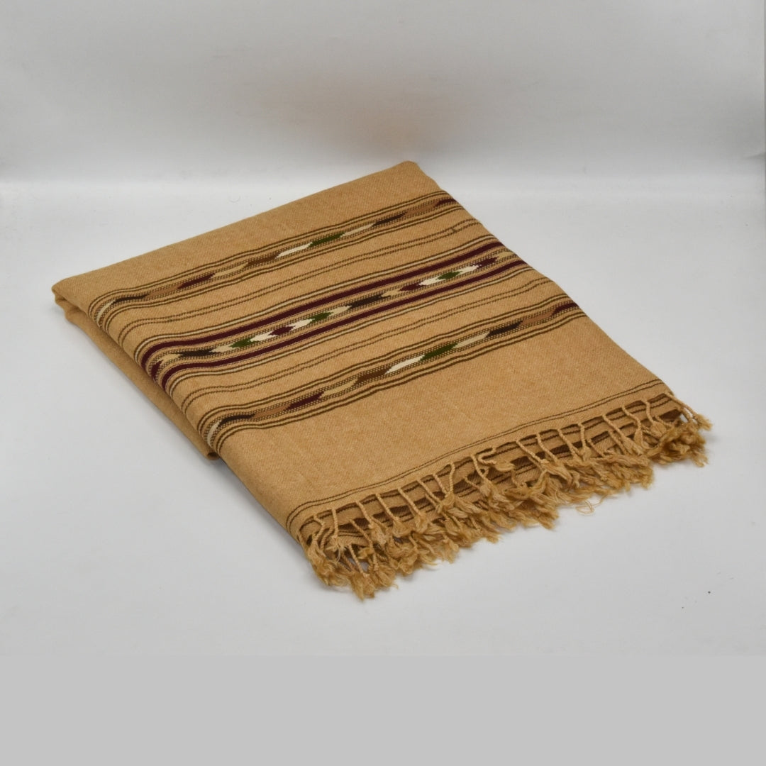 Fine Pashmina Multi Flower Border Handwork (64 Count)