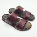Signature Men's Slippers (Soft Sole Maroon)