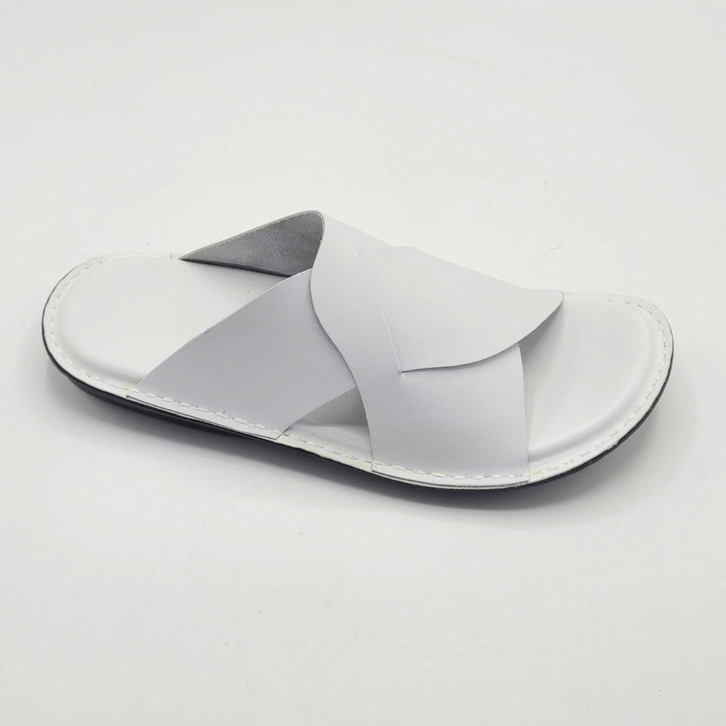 Handmade Slippers (Soft Sole White)