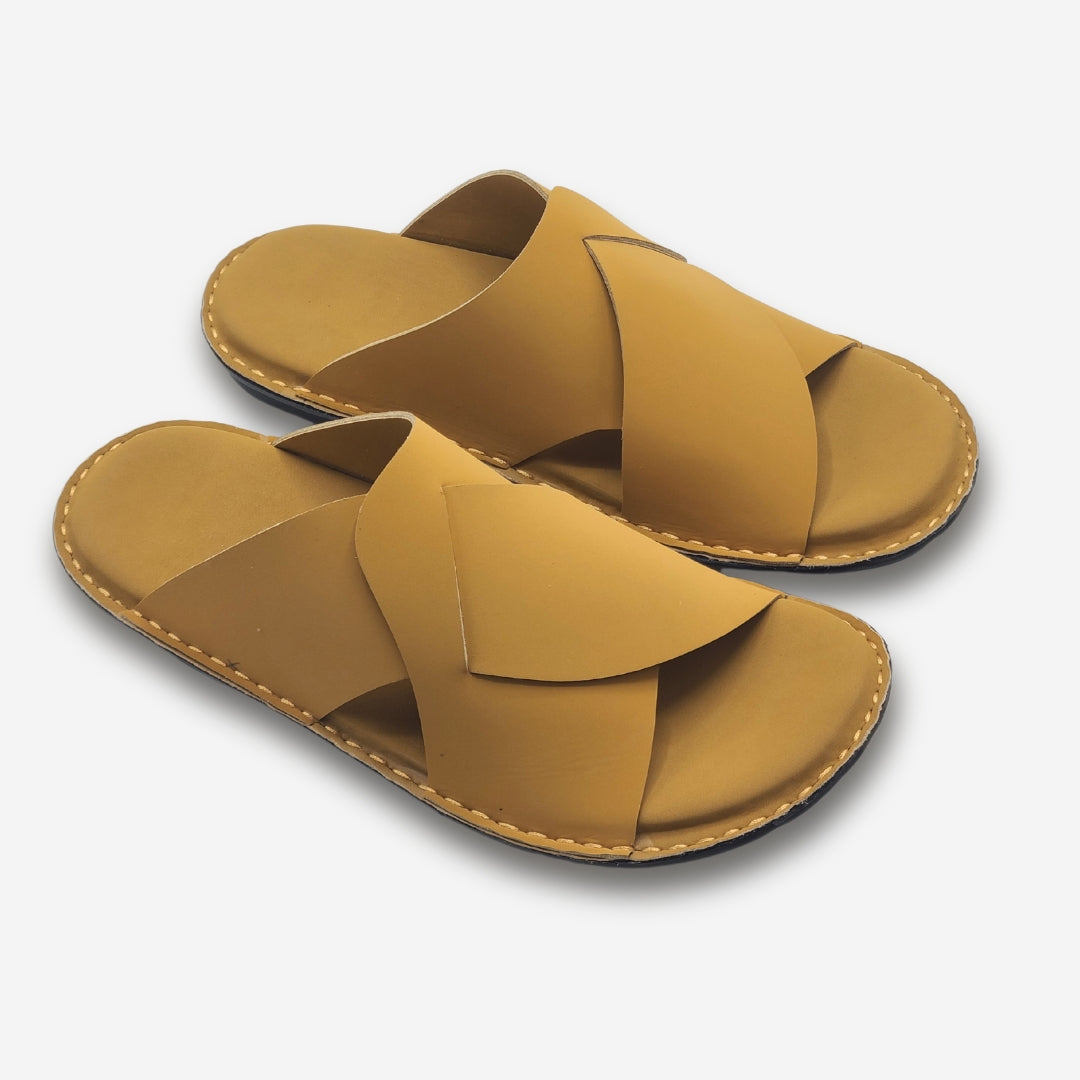 Handmade Slippers (Soft Sole Yellow)